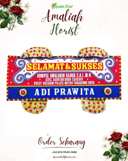 Papan Bunga Ucapan Selamat Bono